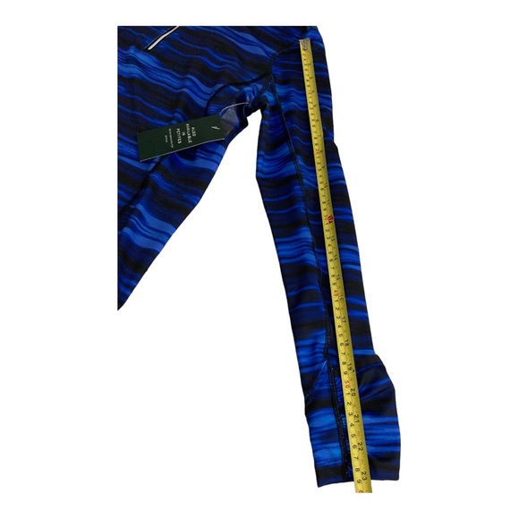 Lauren ralph lauren Pullover Blue Thumb Holes women active wear M 1/4 Zipper - Picture 9 of 16